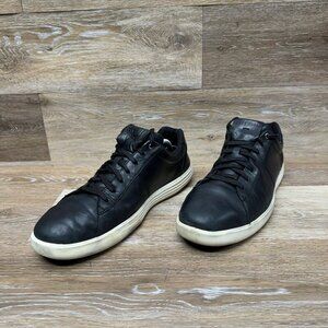 Cole Haan Grand Crosscourt 11 Black Leather Sneakers Men's Size 12